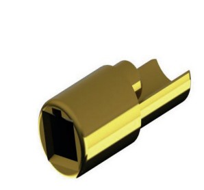 EMBOUT CARRE Ø34 POUR PROFIL DE BACHE