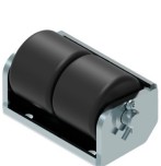 BUTOIR METALLIQUE AVEC 02 ROUES