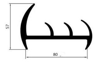 JOINT SOUPLE PVC 80 MM